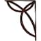 Ekena Millwork Versailles Wrought Iron Bracket, (Single center brace), Antiqued Copper 1 1/2"W x 7 1/2"D x 10"H BKTM01X07X10SVEACO - alternate 3